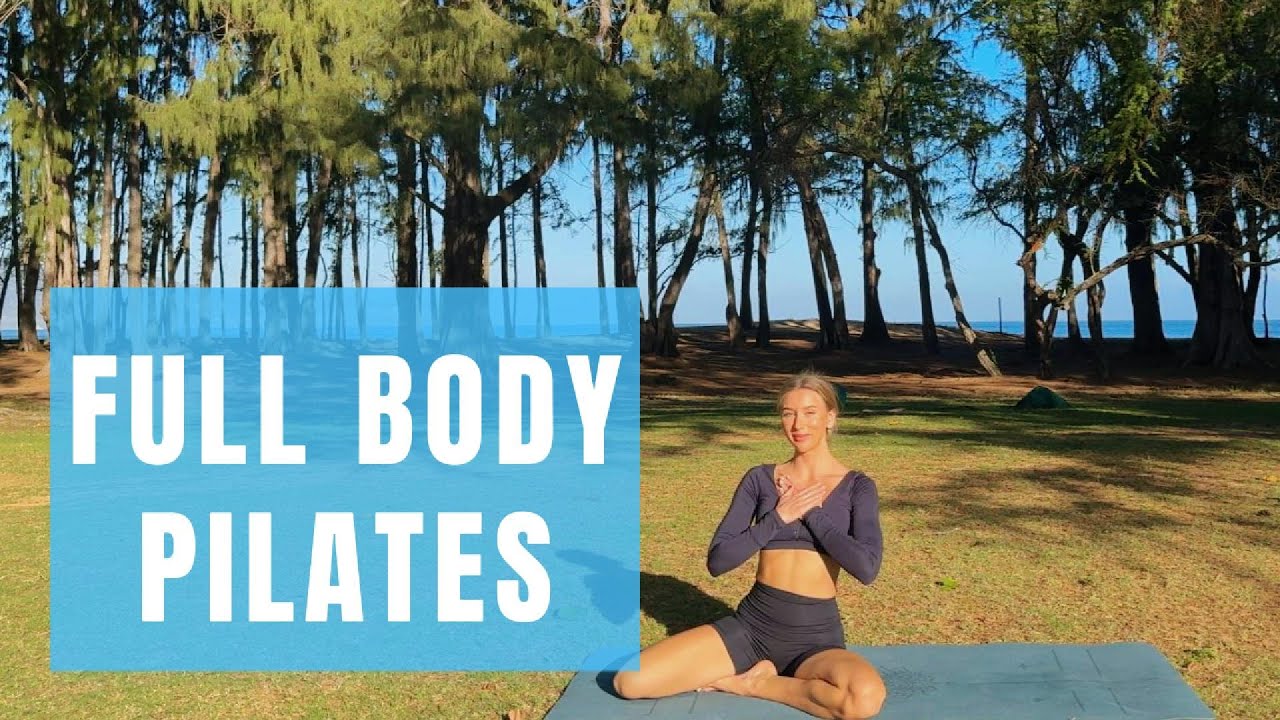 Тренировка по пилатесу на коврике для всего тела (средний уровень сложности), 20 минут.