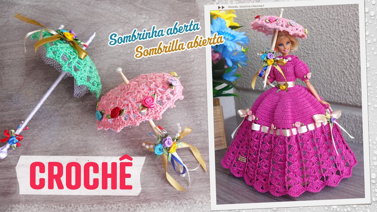 Crochê Barbie - Vestidos de Princesa Para Bonecas #2 