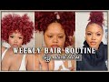 WEEKLY NATURAL HAIR ROUTINE(Lazy Edition): Refresh Curls, Maintain Moisture, + Styling