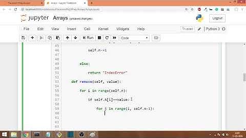 Dynamic Array implementation in Python Part 7 | Deletion by value
