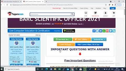 BARC Scientific officer 2021 Exam Date, Free Mock Test, eBook, Printed Material, Important Questions