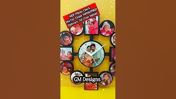 MDF Photo Clock ⏰⏰ #trending # viral #sublimation #clock #customized #GM Designs #gift #love