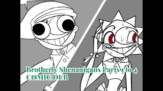 Brotherly Shenanigans Parts 1 to 4 (A FNAF SB Comic Dub) Artist: @restinsodaroni Profile