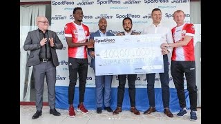 #LIVE :SIMBA Wakabidhiwa Millioni 100 Kutoka Sportpesa