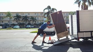 How To Haul Away A Fridge By Yourself