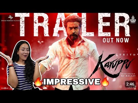 Karuppu Trailer Reaction | Suriya | Sadhana Reaction