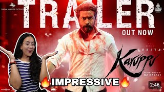Karuppu Trailer Reaction | Suriya | Sadhana Reaction
