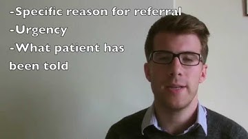 How to write a medical referral letter