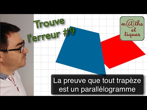 Vidéo: Les parallélogrammes peuvent-ils être des trapèzes ?