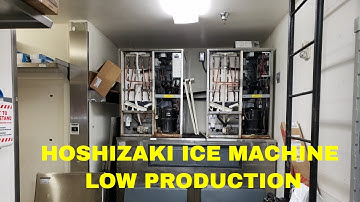 Hoshizaki Ice machine with low ice production