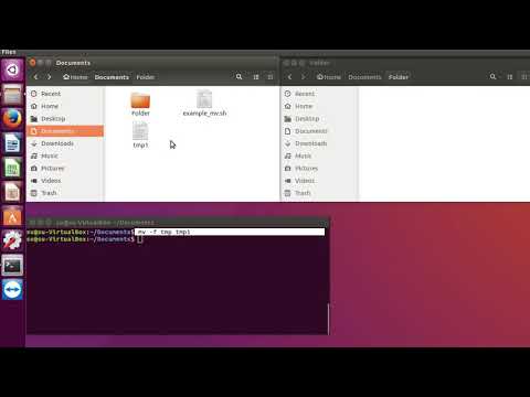 Linux команда mv - переместить (переименовать) файл или папку на Ubuntu