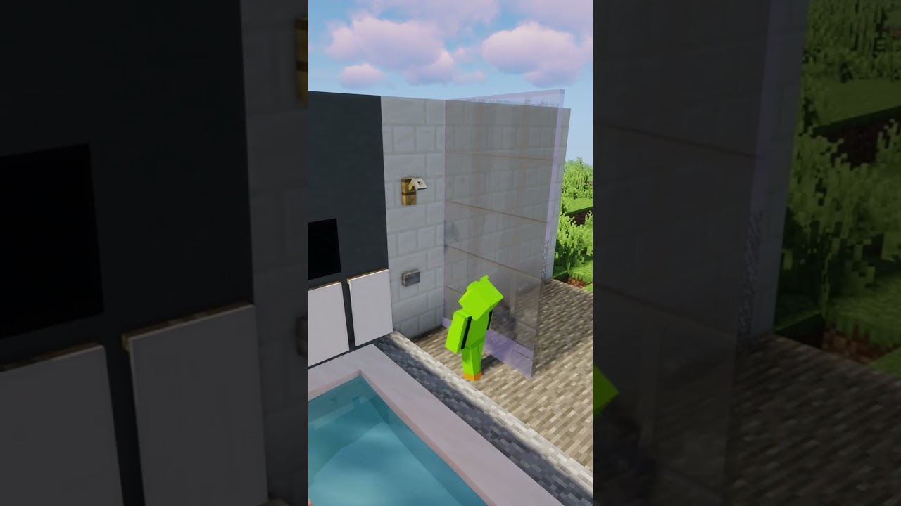 Minecraft Bathroom Build 😻