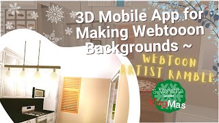 Webtoon Background Software Tutorial for iPad || Webtoon Artist Vlogmas screenshot 2