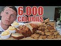 6,000 CALORIES | Full Day of Eating | Cheat Day