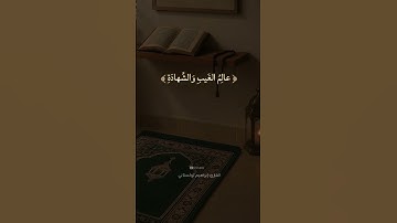 ﴿لَو أَنزَلنا هذَا القُرآنَ عَلى جَبَلٍ…﴾ #سورة_الحشر #اكسبلور #قرآن #تلاوة_خاشعة #إبراهيم_تركستاني