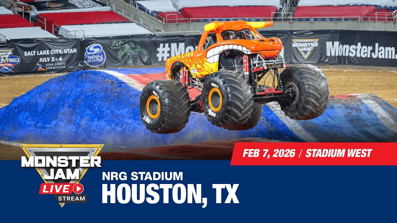 Monster Jam: Houston, TX (Full Event) | Feb 7, 2026 | Stadium West ...
