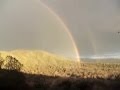 Yosemitebear mountain double rainbow 1810