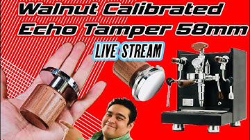 KNODOS Echo Tamper – 30LB Calibrated Espresso Tool with Click Feedback Live Demo & Review