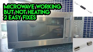 Microwave works but wont heat  Cheap and easy fix