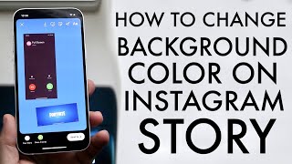 How To Change Instagram Story Background! (2021) screenshot 4
