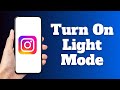 How to Turn On Light Mode in Instagram on iPhone
