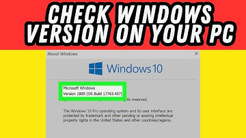 How To Check Windows Version on Your PC or Laptop (2024) 🖥️