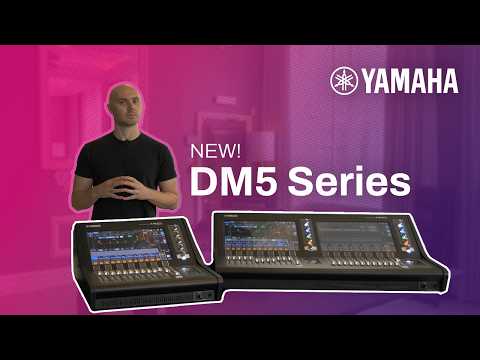 Yamaha DM5 Series and New Stageboxes! Quick Feature Overview