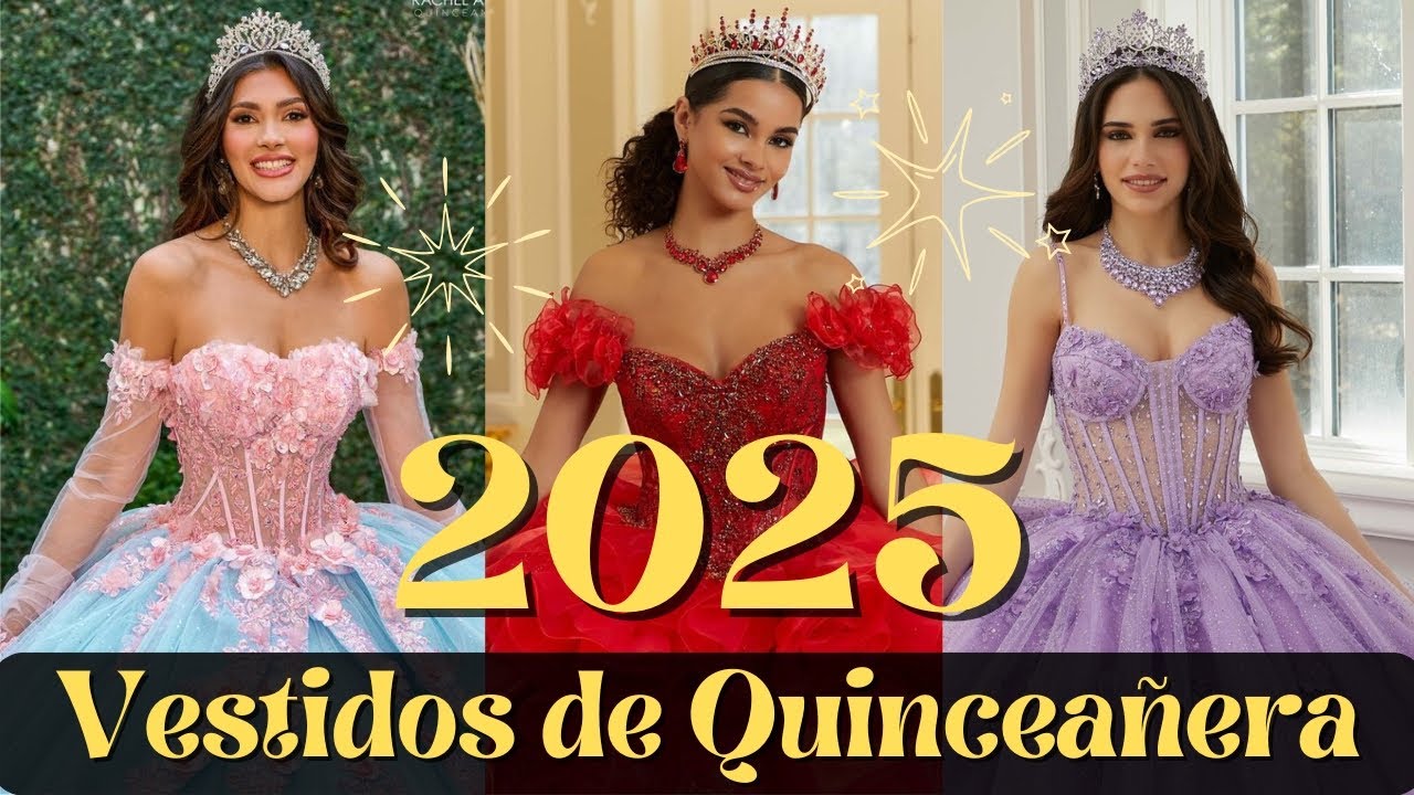 👑 5 Tendencias en Vestidos de Quinceañera 2025 YouTube