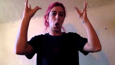 Advanced ASL video discourse mouthing morphemes idioms and the police!