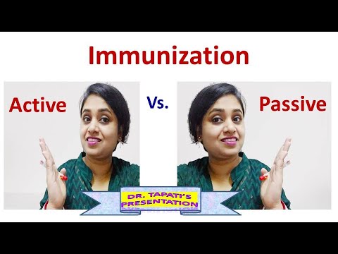 Immunization: Active Vs. Passive