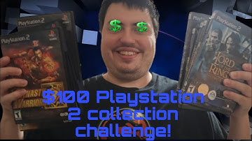 $100 Playstation 2 Collection Challenge! (Response to Megadan29)