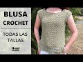 Cómo tejer Blusa | Top a crochet en cualquier talla