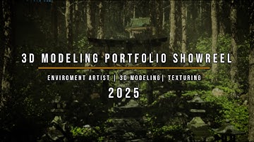 3D Modeling Showreel 2025