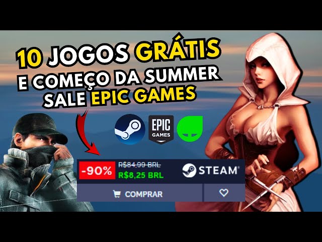 OS 15 MELHORES JOGOS GRÁTIS QUE A EPIC GAMES STORE ENTREGOU de GRAÇA em  2022 (R$5 MIL em JOGOS) 