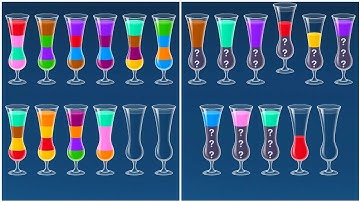 Water Sort Puzzle Walkthrough 74,  ios Gameplay Simulator Think Brain Android Games