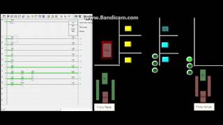 Parking System Simulation (Ladder Diagram and HMI)