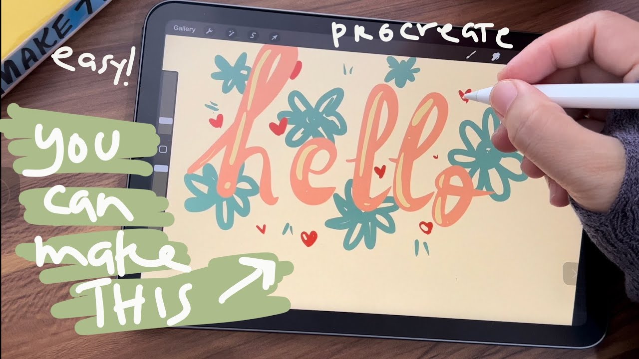 Easy Procreate for beginner: how to use layer #procreate #ipadmini6 ...