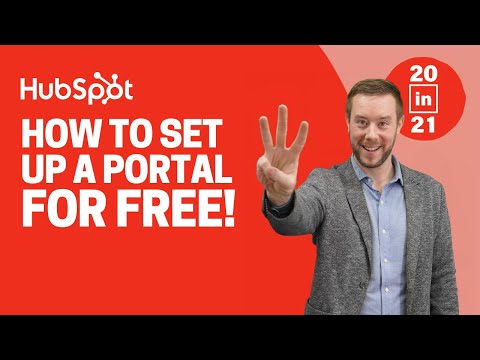 #20in21 Sessions - HubSpot: How to Set up a Portal for FREE!