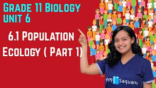 Grade 11 Biology Unit 6 : 6.1 Population Ecology Part 1 | Saquama