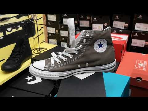 Converse 1J793C серые высокие оригинал как отличить от подделки