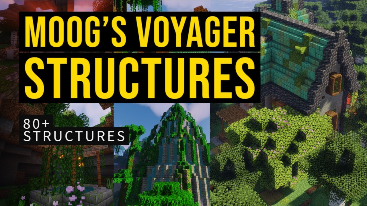 Moog's Voyager Structures mod 1.16+ - YouTube