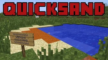 Quicksand in Vanilla Minecraft - Snapshot 1.7 - CrushedPixel