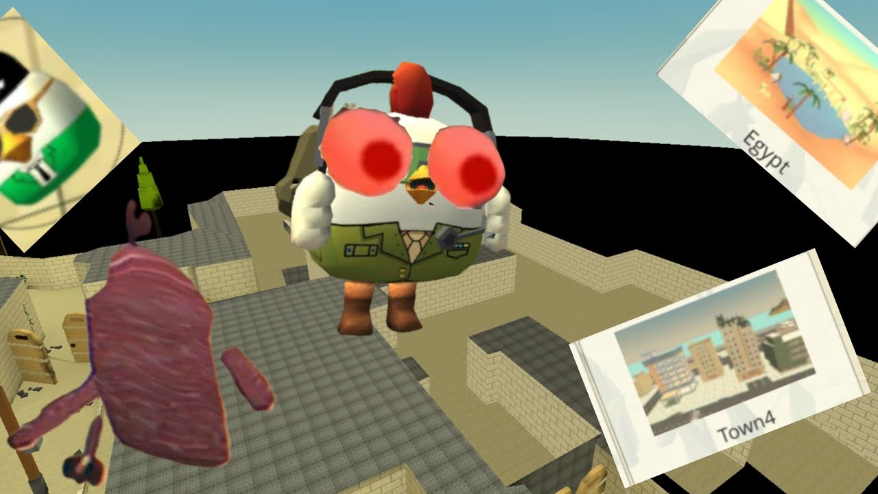 Взломанная версия игры чикен ган. 02. 4. Скины на лазерную винтовку чикен ган. Летающие машины в чикен ган.