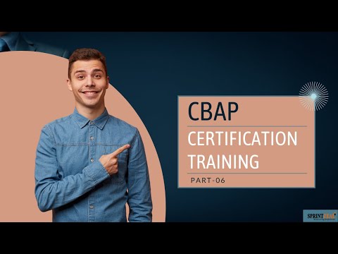CBAP certification training | CBAP online training | business analyst training for beginners part-6
