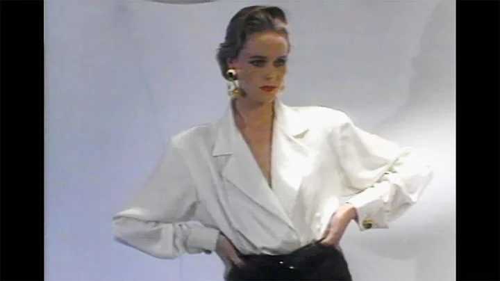 DONNA KARAN's solo debut (Fall 1985) | Videofashio...