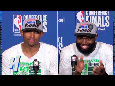 Al Horford & Jaylen Brown Postgame Interview - Game 7 - ECF | 2022 NBA Playoffs