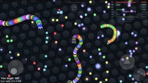 When you play slither.io for the first time | #noob | #slithersnake