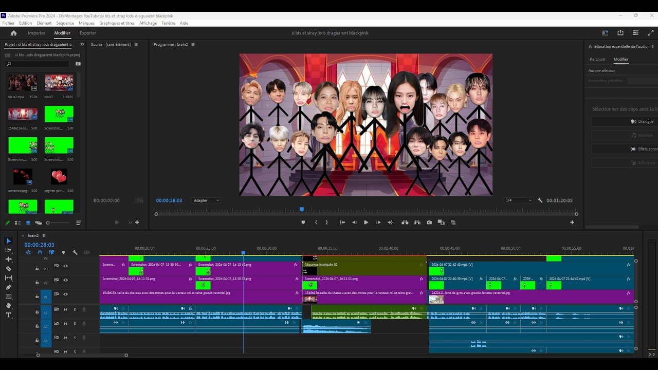 Je fait mon Doublage en Direct (BTS, BLACKPINK, SKZ) pour la vidéo de samedi 13h