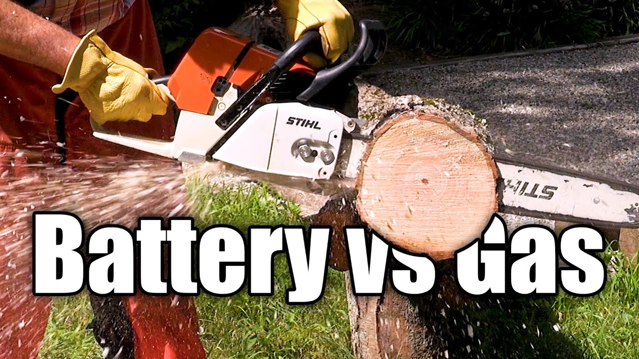 Electric vs. Gas Chainsaw - Review Pages by Woodsmith