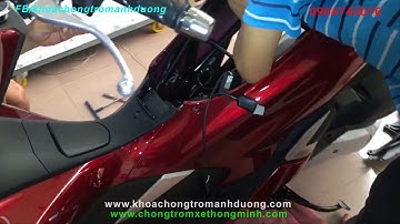 Hướng dẫn lắp bộ chống cướp xe PCX 2019, báo quên tắt khóa,nhập ID nhanh, thẻ cứu hộ khẩn cấp